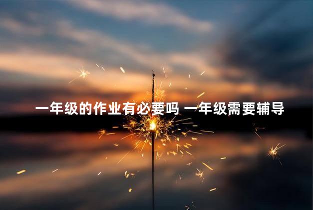 一年级的作业有必要吗 一年级需要辅导作业吗